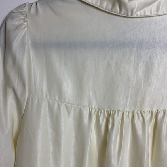 Vintage French Maid Pale Yellow Night Gown, women size S NWT - Picture 9 of 16